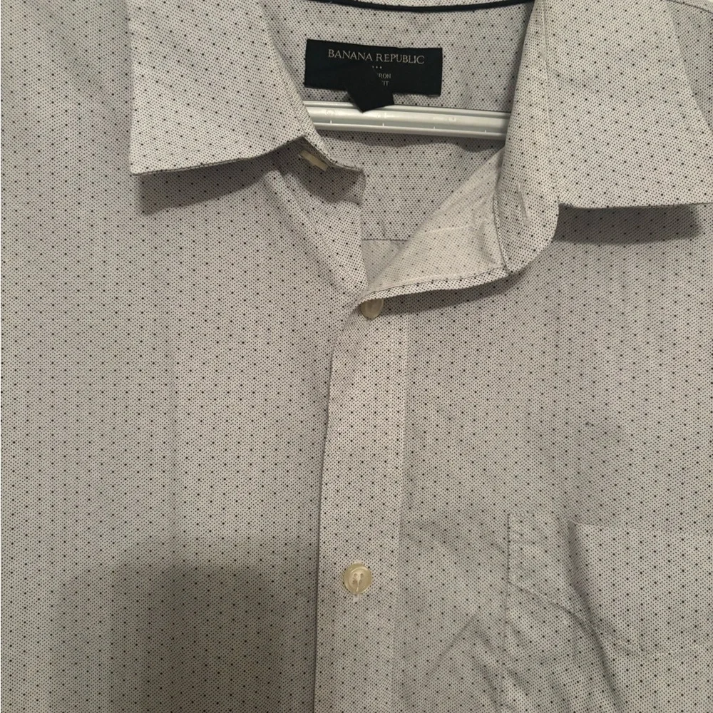 Banana republic non iron slim fit button front XXL